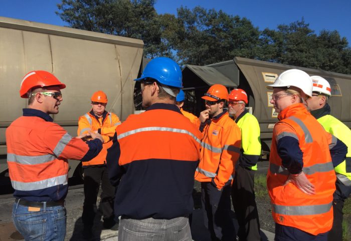 Image of Cement Australia project team at work