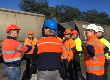 Image of Cement Australia project team at work